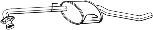 Keskipönttö BOSAL 283-211