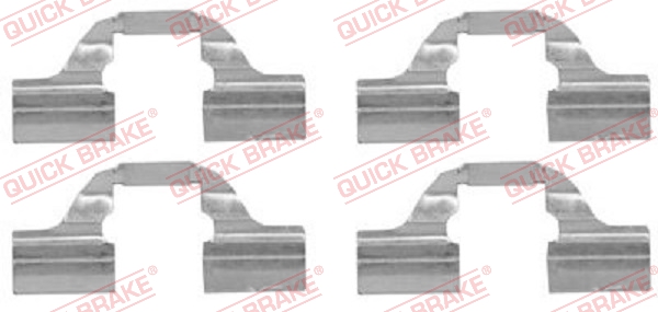 Tarvikesarja, jarrupala QUICK BRAKE 109-1684