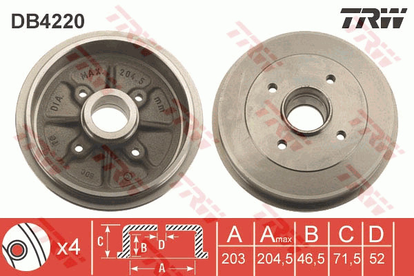 Jarrurumpu TRW DB4220