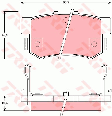 Jarrupalasarja, levyjarru TRW GDB3191