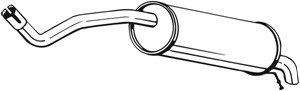 Takaäänenvaimentaja, SEAT IBIZA III, IBIZA IV, IBIZA SC IV, IBIZA ST IV, SKODA FABIA II, 6R6253609AH, 6R6253609K