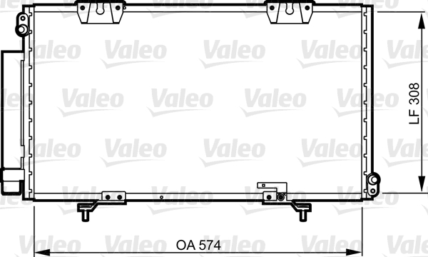 Lauhdutin, ilmastointilaite VALEO 817803