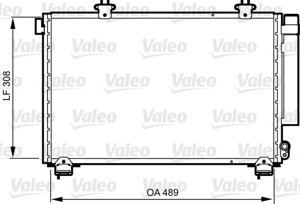 Lauhdutin, ilmastointilaite VALEO 814307