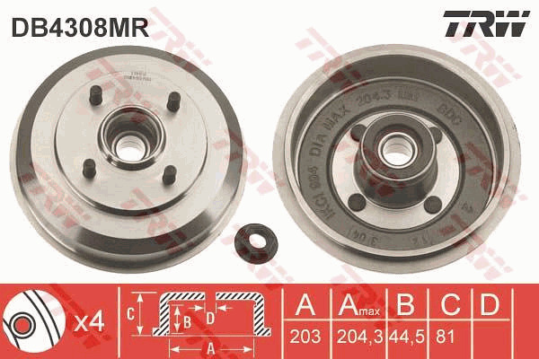 Jarrurumpu TRW DB4308MR