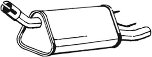 Takaäänenvaimentaja, OPEL CORSA B, VAUXHALL CORSA Mk I, 5852044, 90529433