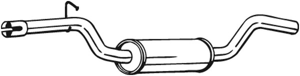 Keskipönttö BOSAL 233-211