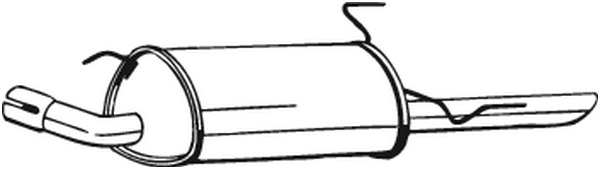 Takaäänenvaimentaja BOSAL 185-405
