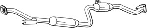 Keskiäänenvaimentaja, MITSUBISHI CARISMA, CARISMA Sedan, VOLVO S40 I, V40 Kombi, 30818190, MB957940, MR258145, XB957940