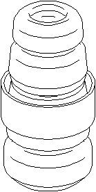 Vaimennuskumi, jousitus, etuakseli molemminpuoleinen, CITROËN,FIAT,LANCIA,PEUGEOT, 1400257380, 1499623080, 5033 93, 5033 A5