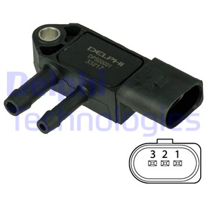 Sensori, pakokaasupaine DELPHI DPS00001