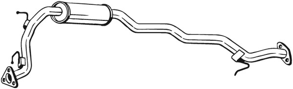 Keskipönttö BOSAL 283-451