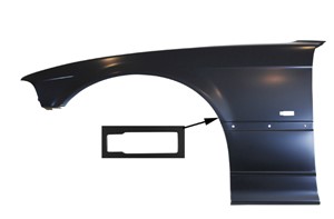 Lokasuoja, Eteen, oikea, BMW 3 Cabriolet [E36], 3 Coupé [E36], 41 35 8 223 926