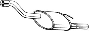 Takaäänenvaimentaja, FORD FOCUS Sedan I, 1067743, 1121649, 1230594, 1308591, 1341335, 1459787