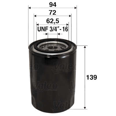 Öljynsuodatin VALEO 586064