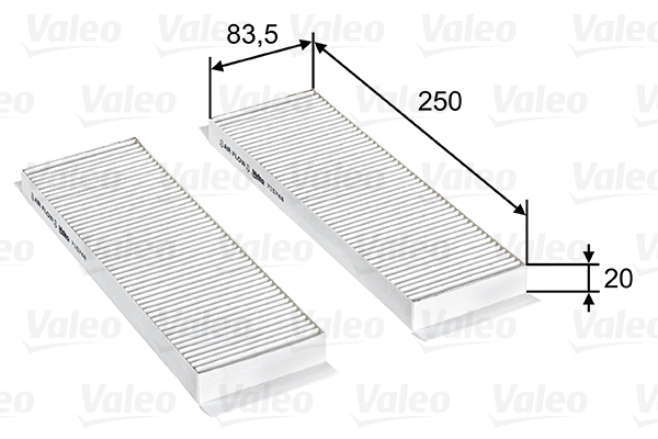 Raitisilmasuodatin VALEO 715748