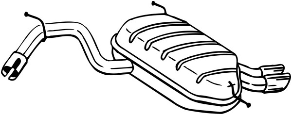 Takaäänenvaimentaja BOSAL 220-109