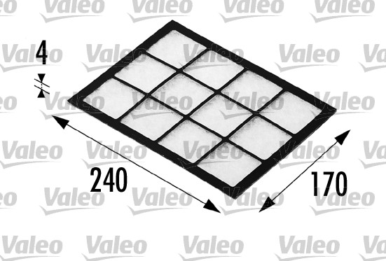 Raitisilmasuodatin VALEO 698690