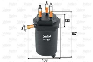 Polttoainesuodatin, NISSAN,RENAULT, 1640000QAV, 16400-00QAV, 8200458337