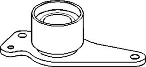 Ohjainrulla, hammashihna, RENAULT, 7700 116 049, 7700 735 486, 7700 863 112, 8200 051 091