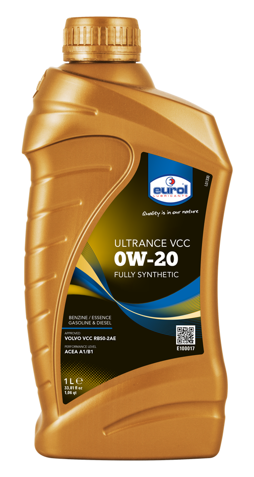 Moottoriöljy EUROL 0W20 ULTRANCE VCC 1L