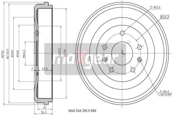Jarrurumpu MAXGEAR 19-3202