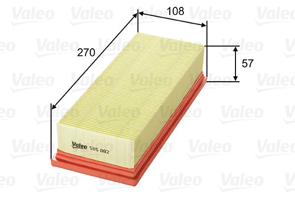 Ilmansuodatin VALEO 585082