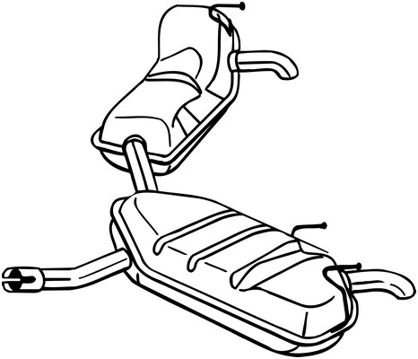 Takaäänenvaimentaja BOSAL 281-977