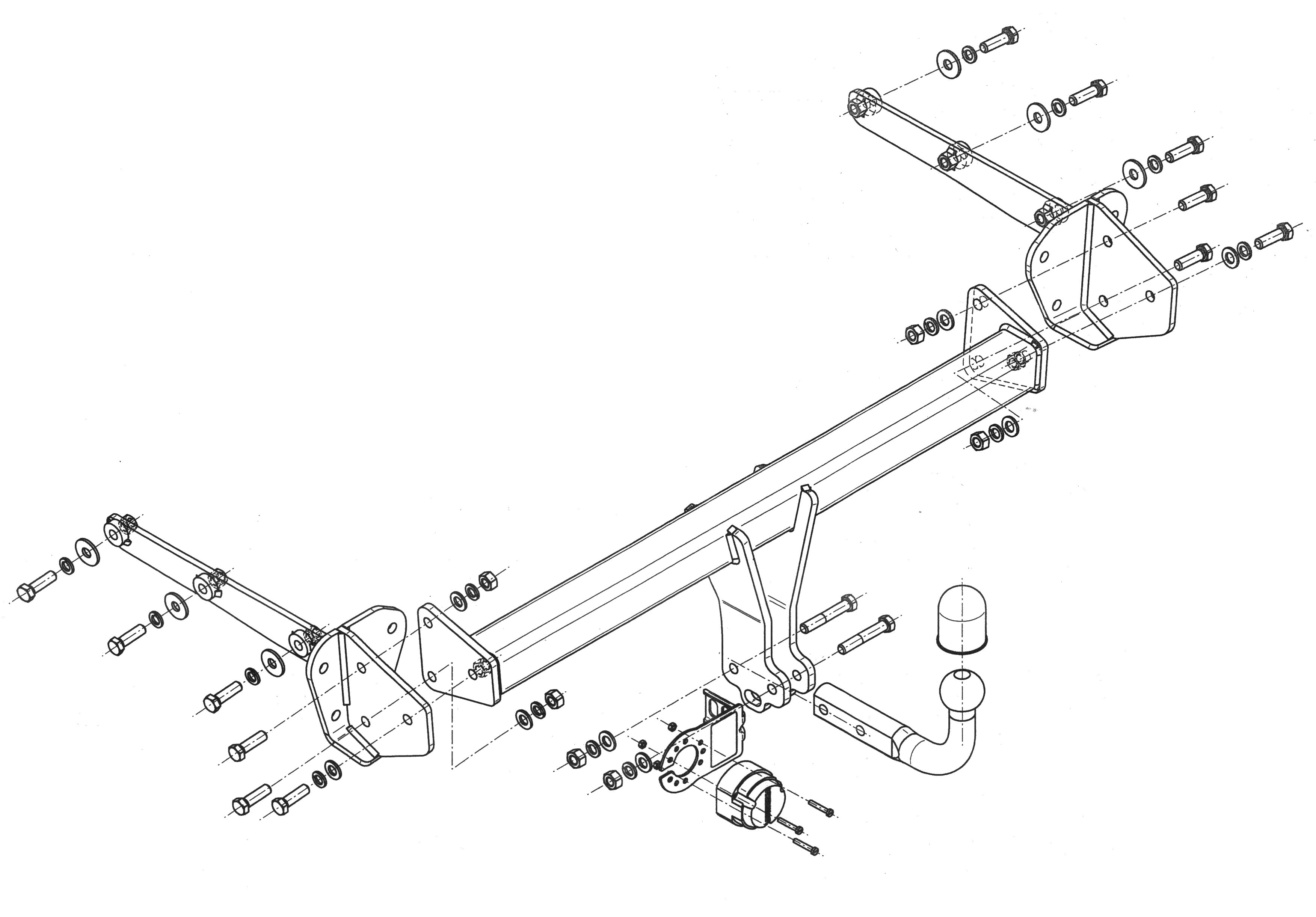 Vetokoukku STEINHOF STS-387 Subaru Outback '14-