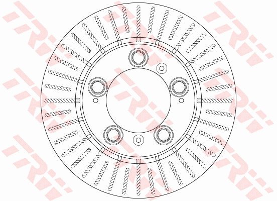 Jarrulevy TRW DF6338