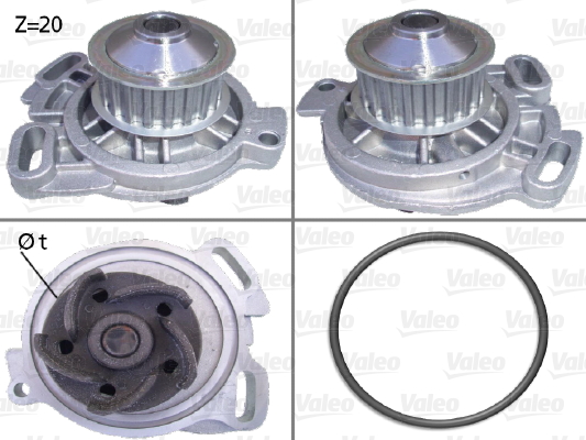 Vesipumppu VALEO 506105