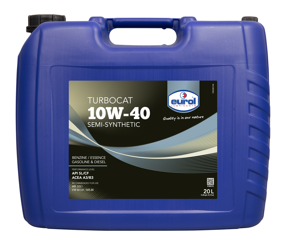Moottoriöljy EUROL 10W40 TURBOCAT 20L