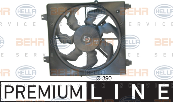 Tuuletin (moottorijäähdytys) HELLA 8EW 351 043-201
