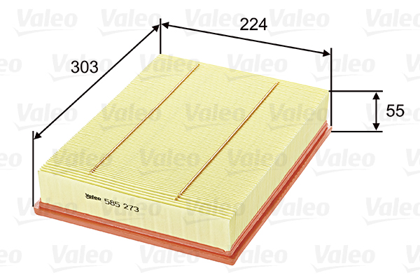 Ilmansuodatin VALEO 585273