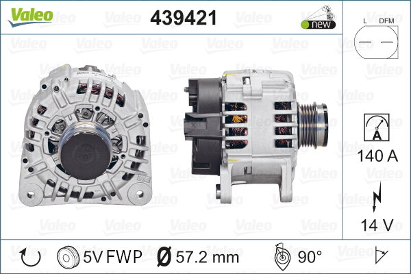 Laturi VALEO 439421