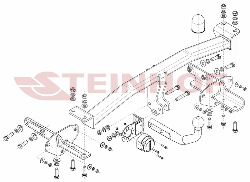 Vetokoukku STEINHOF STF-156 Fiat Tipo '15-
