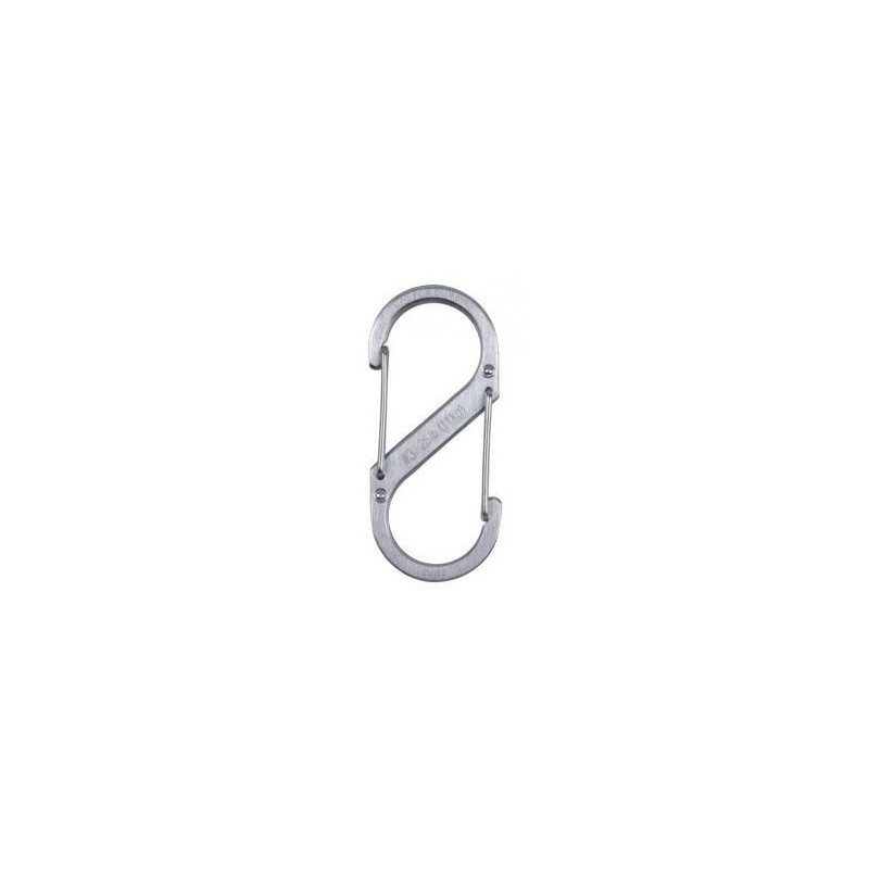NiteIze S-Biner Dual Carabiner ruostumaton teräs, värit musta tai teräs