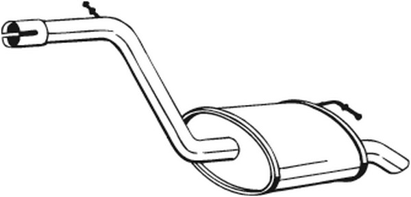 Takaäänenvaimentaja BOSAL 154-185