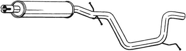 Keskipönttö BOSAL 281-457