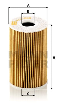 Öljynsuodatin MANN-FILTER HU 7008 z