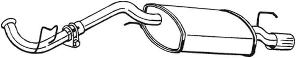Takaäänenvaimentaja BOSAL 282-511