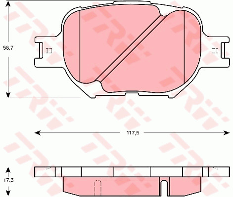 Jarrupalasarja, levyjarru TRW GDB3316
