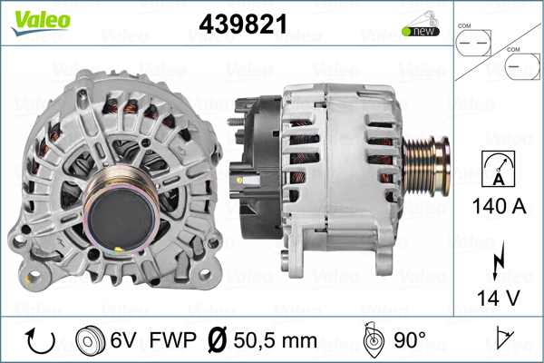 Laturi VALEO 439821