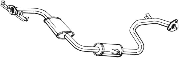 Keskipönttö BOSAL 283-077
