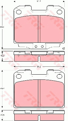 Jarrupalasarja, levyjarru TRW GDB3104