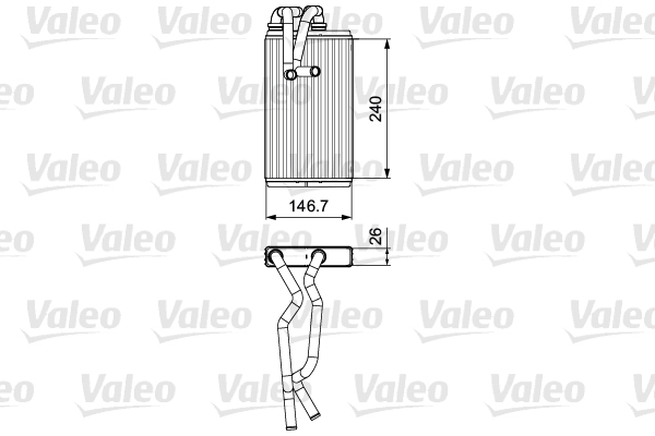 Lämmityslaitteen kenno VALEO 811525