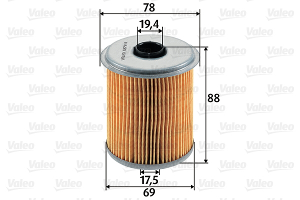 Polttoainesuodatin VALEO 587910
