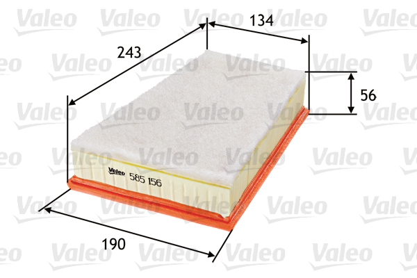 Ilmansuodatin VALEO 585156