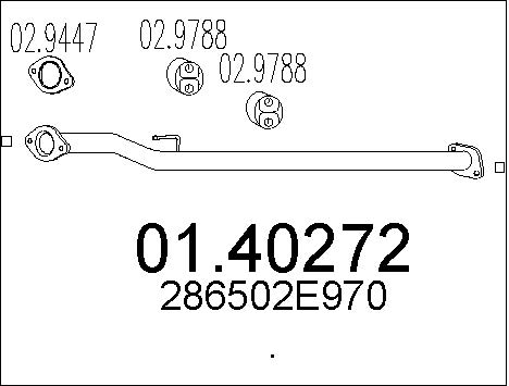 Pakoputki MTS 01.40272