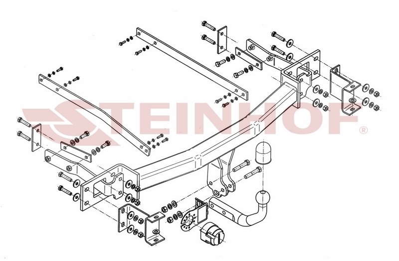 Vetokoukku STEINHOF STM-126 MB E-Class W211