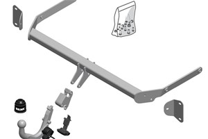 Vetokoukku, irrotettava, FORD B-MAX
